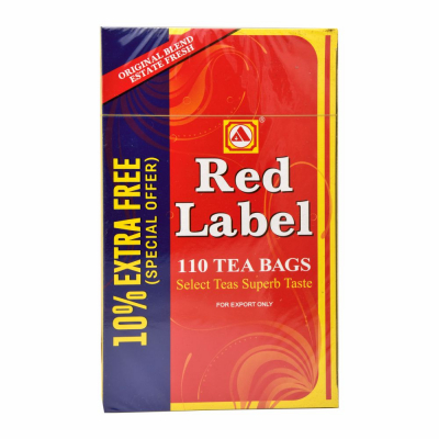 Red Label Black Teabag