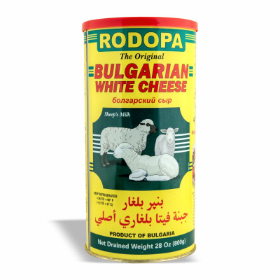 [10-116-2] Rodopa Bulgarian White Cheese (Feta) 6/28 oz (800gr)