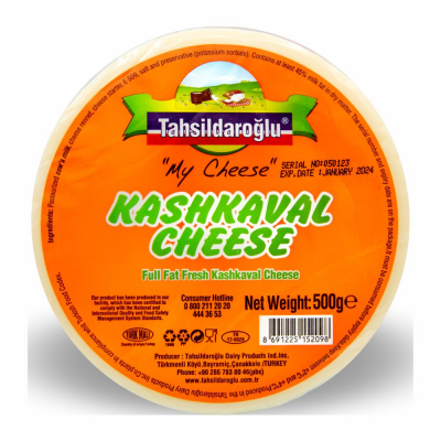 [10-478-2] Tahsildar Fresh Kashkaval Cheese 16/500 gr 