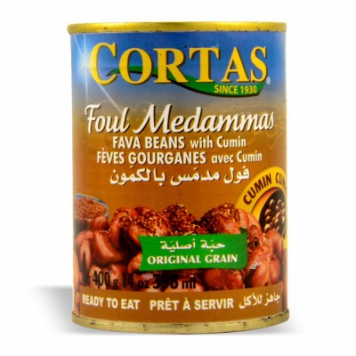 [34-202-1] Cortas Fava Beans w/Cumin 24/14 oz (400 gr)