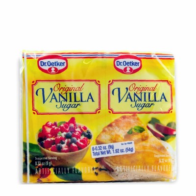 [50-161-1] Dr Oetker Vanilla Sugar 10/1.43 lb (72/0.32 oz)