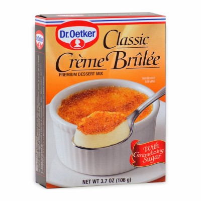 [50-167-1] Dr Oetker Classic Cream Brulee Dessert Mix 12/3.7 oz