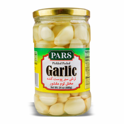 [28-196-1] Pars Peeled Garlic Pickled