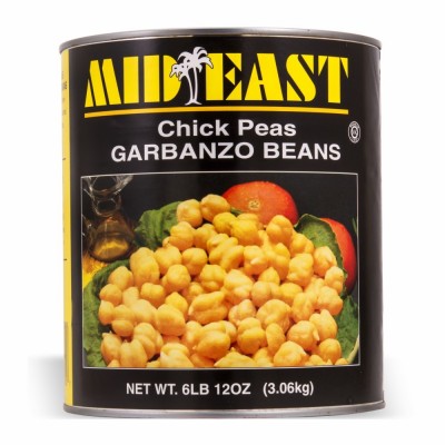 [34-130-1] ME Chick Peas Garbanzo Beans Cans 6/12 oz (6 lb) 