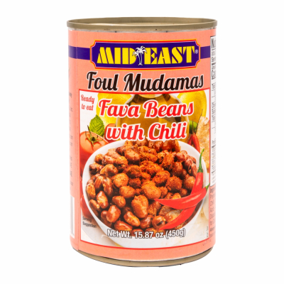 [34-160-1] ME Fava Beans w/Chili Uae 24/15 oz 