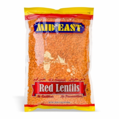 [70-266-1] ME Red Lentils (Domestic) 21/24 oz